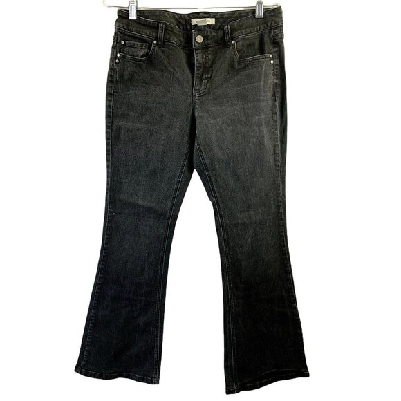 White House Black Market Denim - White House Black Market Women's Black Distressed Jeans